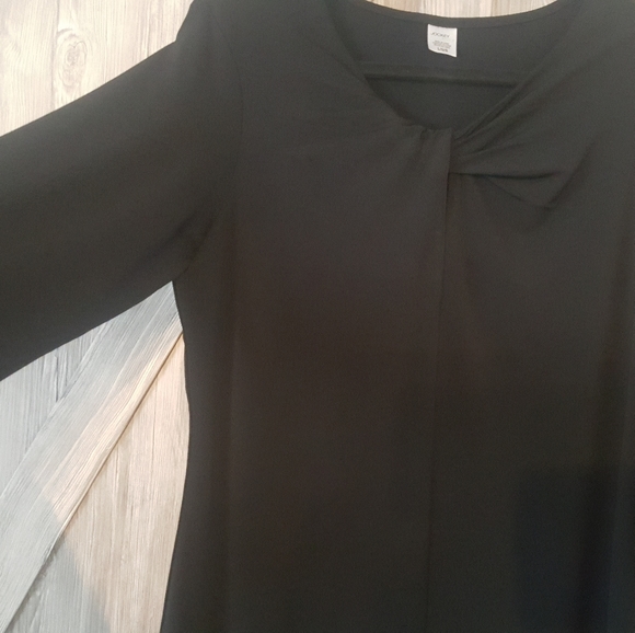 Jockey Black Stretch Knit Long Sleeve Top L - Picture 3 of 5